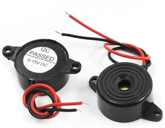 sourcingmap 2Pcs DC 6-15V HYD-2312 Active Electronic Alarm Buzzer Sounder