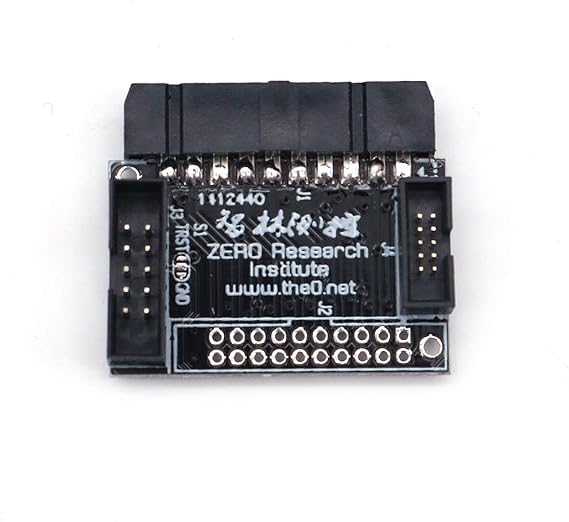 20-pin 2.54 pitch JTAG interface to 10-pin 2.0mm and 1.27mm pitch SWD interface adapter board