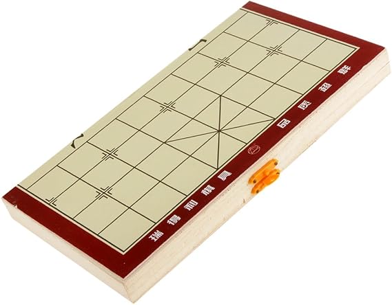 Traditional Folding Portable Hand Crafted Wooden Chinese Chess Set