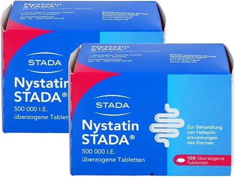 NYSTATIN STADA 500000 IU Coated Tabs Set (2 x 100 Pieces)
