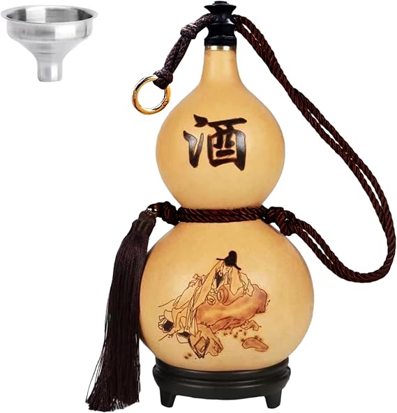 Natural Dried Bottle Gourd,Traditional Chinese Calabash,Feng Shui Ornament