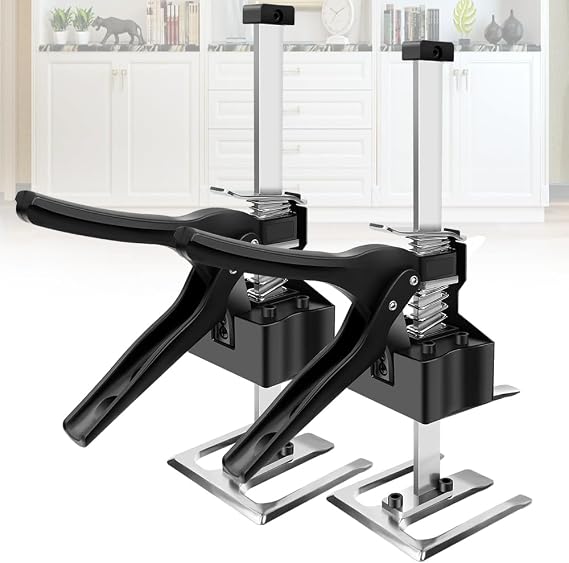 Arm Hand Tool Jack Set, Hand Lifting Tool Jack, Hand Furniture Jack Lift Tool for Installing Cabinets, Flooring & Windows, Easy to Use, Gifts for Father Husband Men, Pack of 2