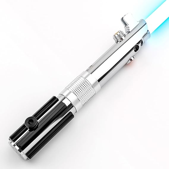 Saberforms Lightsaber Dueling Light Saber with 12 RGB Colors 16 Sound Fonts and Motion Control, Force FX Lightsabers with Premium Metal Handle and Replaceable Blade, Light Sabers for Adults, Kids