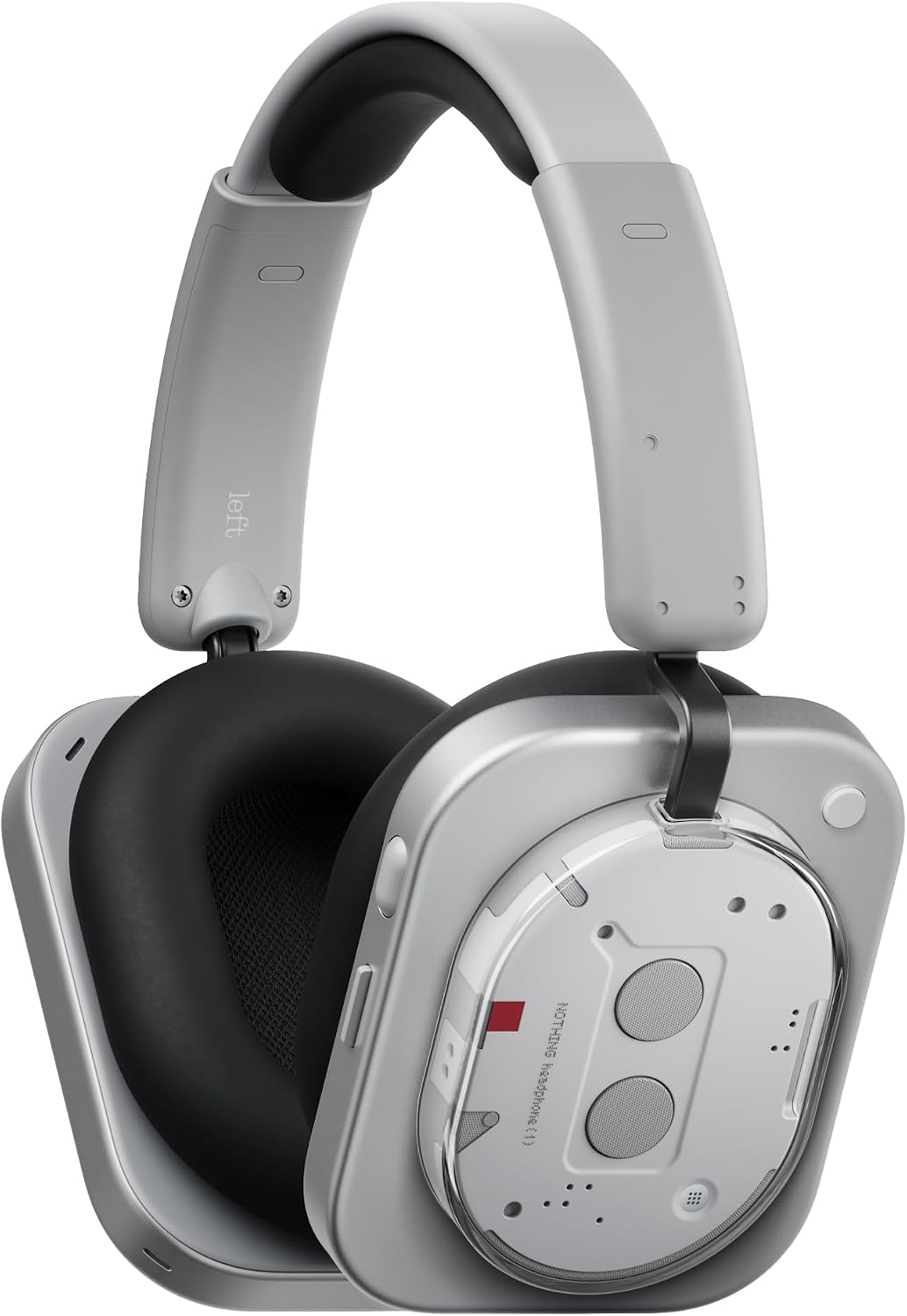 Nothing Headphone 1 Kabellose Over-Ear Kopfhörer mit ANC bis zu 80h Akkulaufzeit Hi-Res Raumklang wasserfest – Weiß