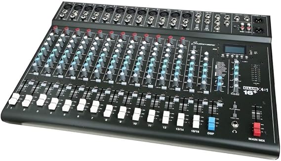 Studiomaster Club XS 16+ Compact Analog Mixer with Bluetooth inc FX