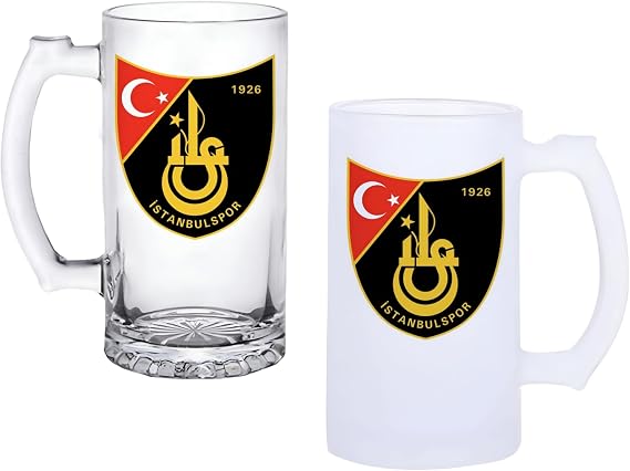 Ghostbastır Design İstanbulspor Bira Bardağı 500 cc Cam Buzlu veya Buzsuz Seçenekleriyle 0992