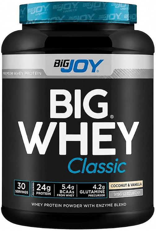 BigJoy Sports BigWhey Classic Whey Protein, Hindistan Cevizi, 915gr