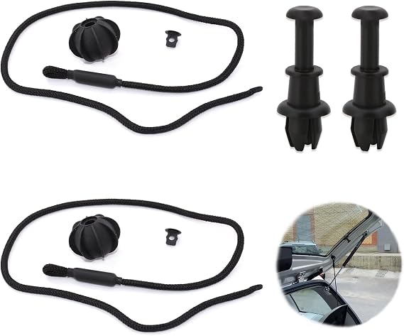 Car Parcel Shelf String Pack of 2 Car Parcel Shelf Cords, Roof Rack Attachment Straps Accessories Replacement Accessories for VW Polo for VW Tiguan For Golf MK5 MK6 MK7 GTI 2006-2013
