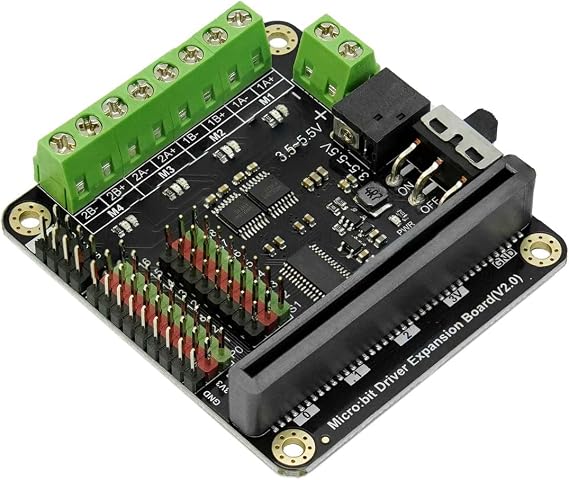 Micro:Driver - Driver Expansion Board for Micro:bit/UNIHIKER