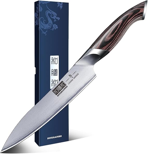 HOSHANHO Multipurpose Knife Sharp Chef Knife, Paring Knife