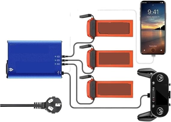For EVO 2 charger for AUTEL for Robotics II for PRO Charger 5 in 1 battery butler Drone accessories(EU)