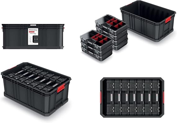 Kistenberg Modular Solution Organiser, Various Models (Box 52 x 32 x 21 cm + 7 Organisers)