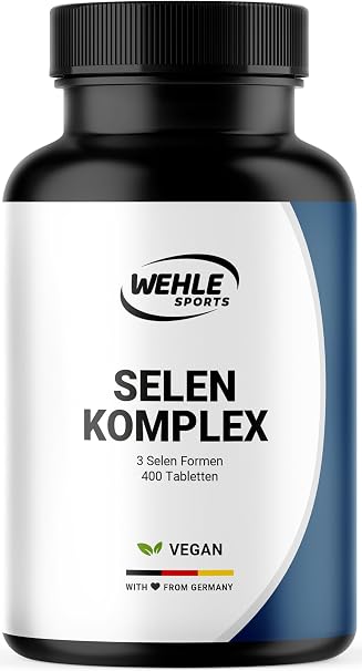 Selenium 3-fold complex high dose - 400 tablets - 200 mcg per day