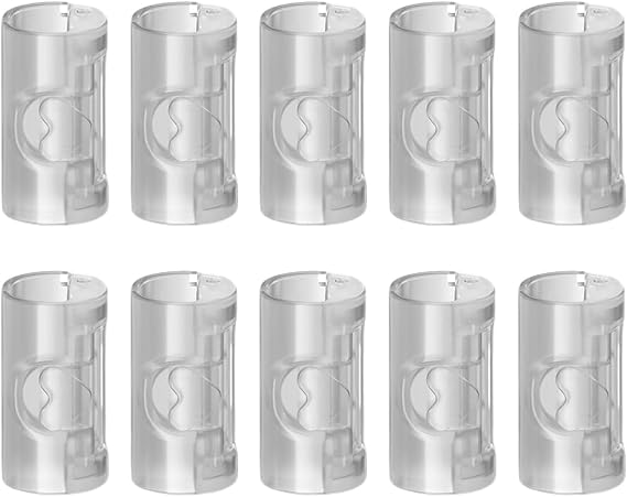 Cylindrical Bed Sheet Clips, 10 Pack No-Needle Non-Slip Grippers