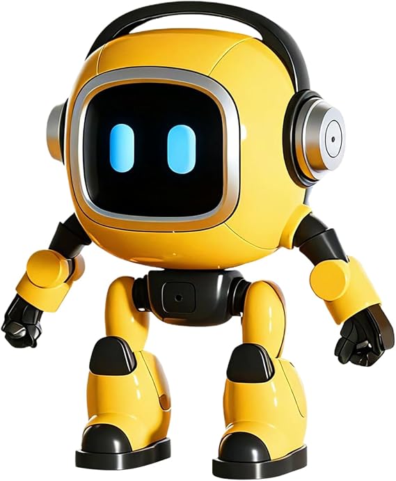 Smart AI Droid - Intelligent Motion Response Machine with Interactive Educational Conversation Device, Advanced Learning Assistant Toy, Playful Communication Function | Great for Boys, Girls, Adults