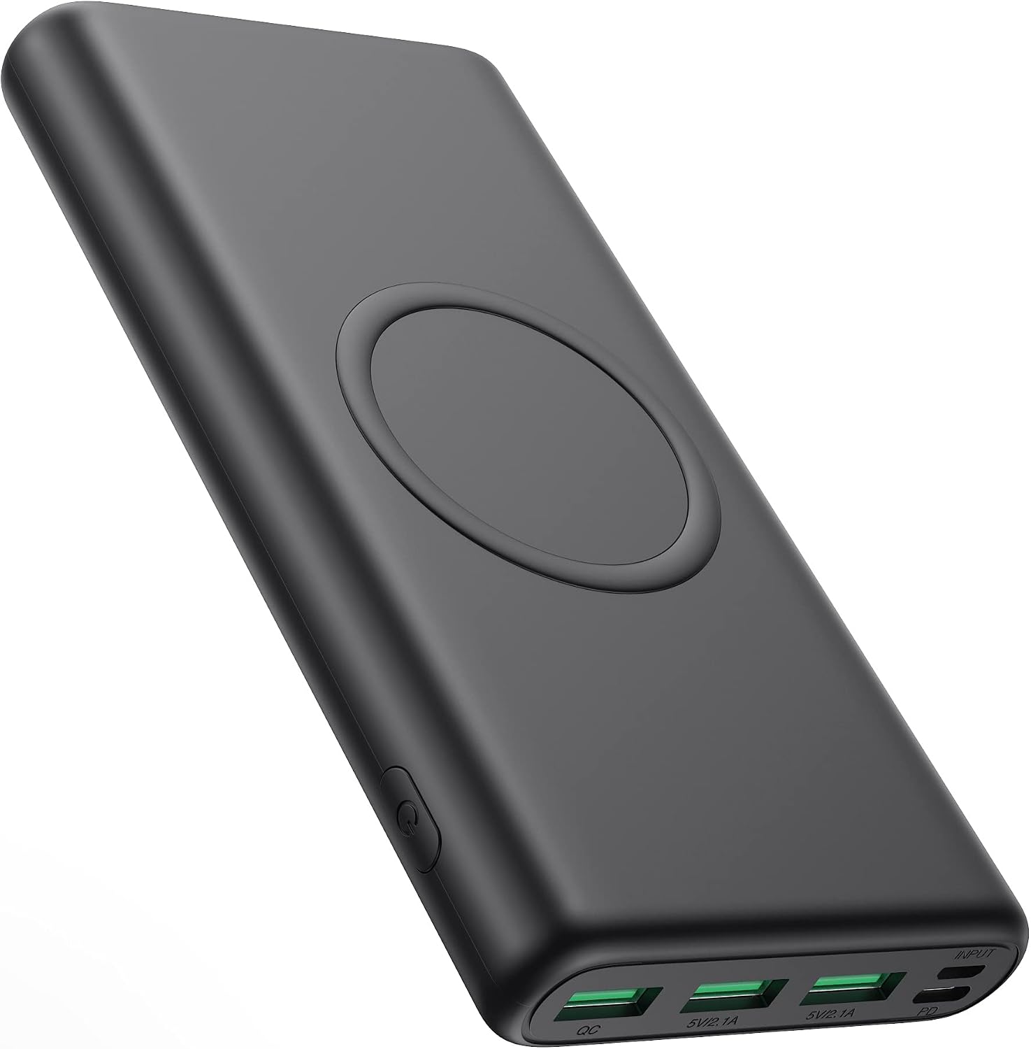 iPosible 15 W Wireless Power Bank 26800 mAh 25 W PD 3.0 QC4.0 Fast Charging External Battery 5 Outputs Wireless Charger Power Bank Small But Strong Compatible with iPhone 15141312 Samsung Huawei