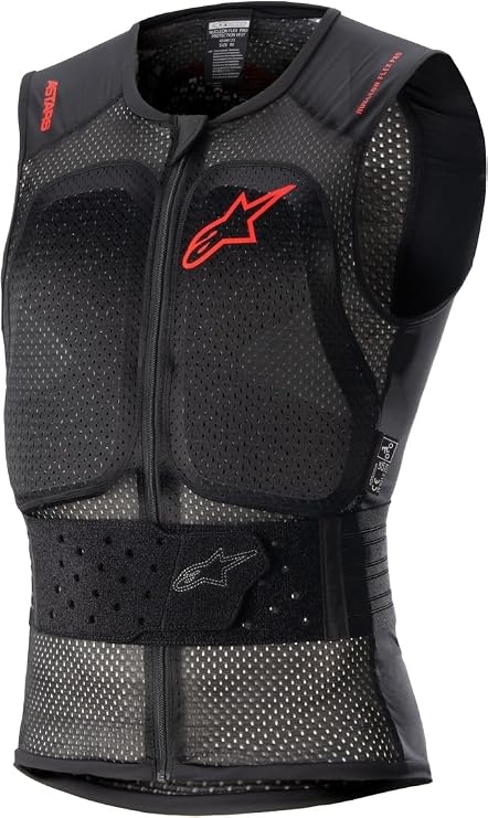 Alpinestars 6508123-009-xl Motorcycle Jacket, Black red, XL