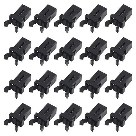 20-Pack Universal Bin Lid Clips ， Durable Replacement for Brabantia, Curver Bins ， Flexible Catch Set for Kitchen Waste, Storage Containers, Eyewear Holders
