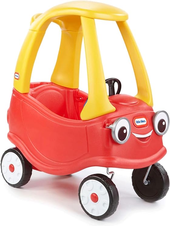 Little Tikes Cozy Coupe - Ride-On Car with Functional Horn Ignition Button and Fuel Cap for Children 18 Months and Up