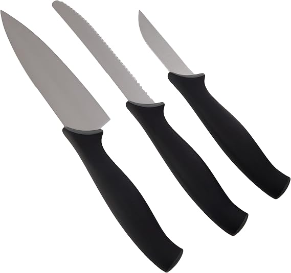 Kitchen Devils S8603017 Control Starter Set, Stainless Steel, Black, 3 PCE