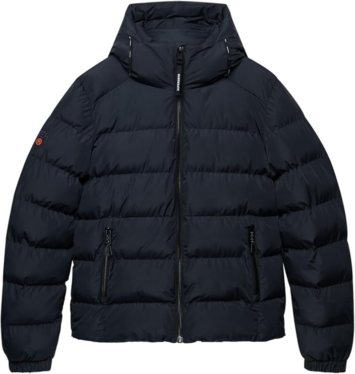 Superdry Men's Hooded Sports Puffer Jacket