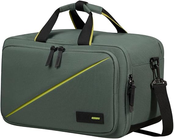 American Tourister Take2Cabin Ryanair 3-in-1 Travel Bag, 40 cm, 25 L, Green (Dark Forest)