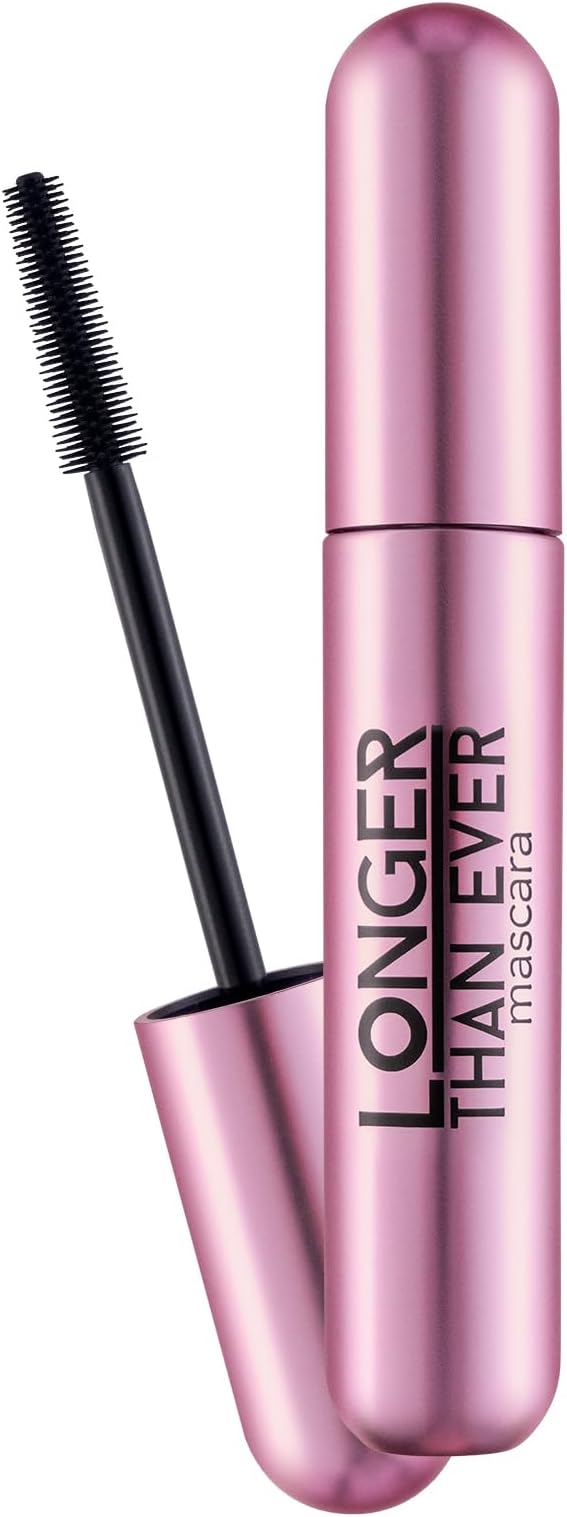 Flormar Waterproof Black Mascara with Silicone Brush - Length & Volume for Short & Straight Lashes, Mascara for Long Lashes, Mask-Tubing for Definition, Boost & Lasting Look