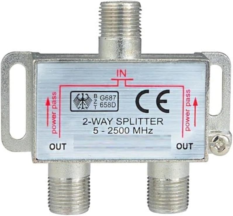 2 Li Uydu Splitter Kablo Tv Rg6 4818p Çoklayıcı Dağıtıcı Anten Çanak Çevirici Switch Hub