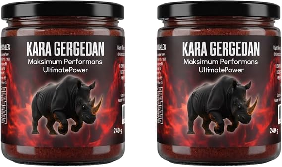 KARA GERGEDAN Performans Macun 2 x 240 gr + Efsane Güç