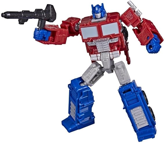Transformers Toys Generations Legacy Core Optimus Prime Action Figure - 8 and Up, 3.5-inch, Multicolor (F3508)