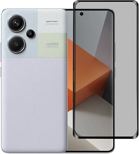 Microcase Xiaomi Redmi Note 13 Pro Plus 5G Global 3D Tam Kaplayan Çerçeveli Mat Cam Koruma - AL3124