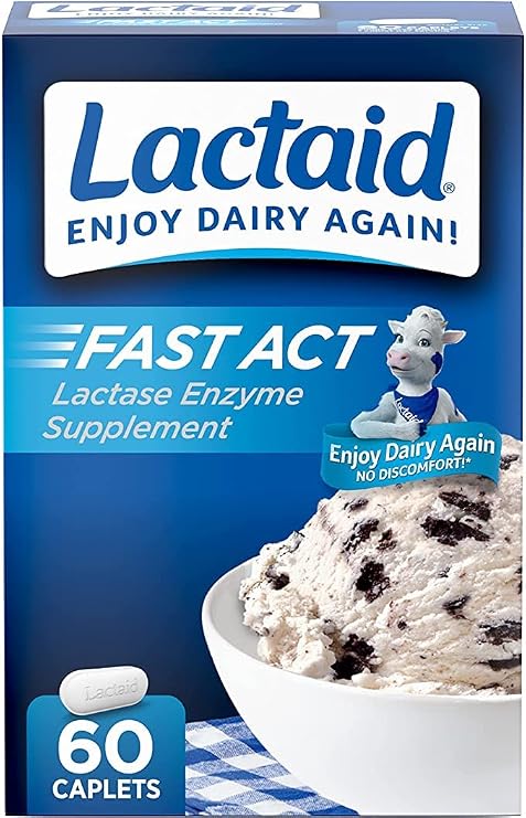 Lactaid Lactaid Fast Act Caplets 60 Ea Pack Of 2