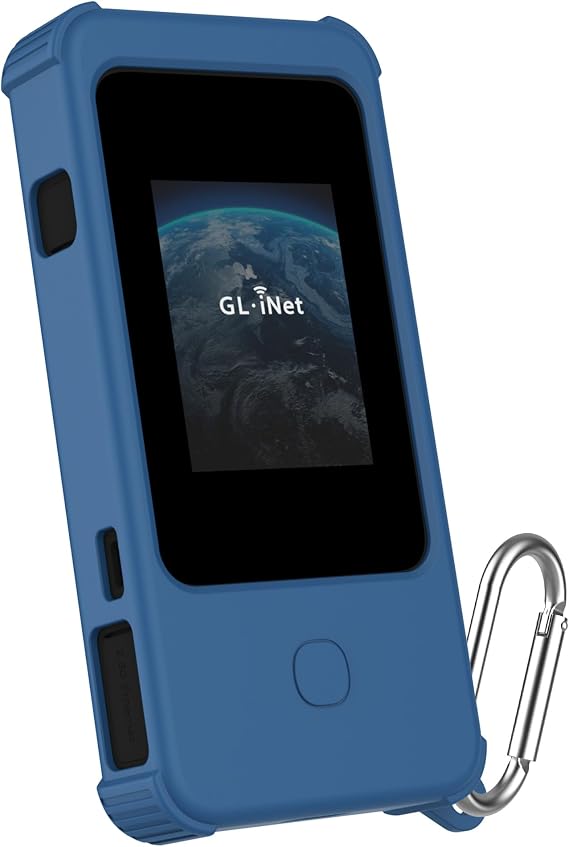 GL.iNet GL-E5800 MUDI 7用シリコンケース キーチェーン付き