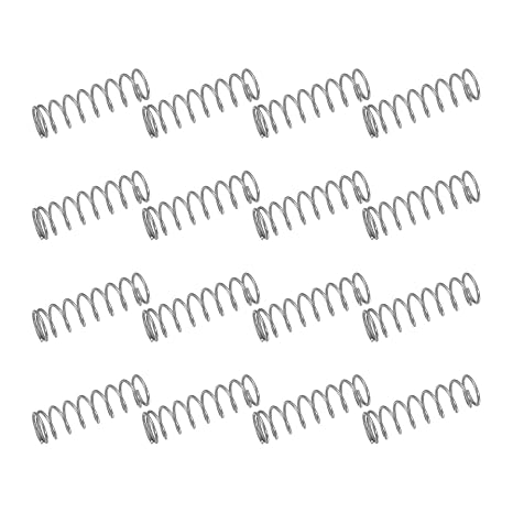 sourcing map 50Pcs Compression Springs,0.5mmWD,6mmODx20mmFL