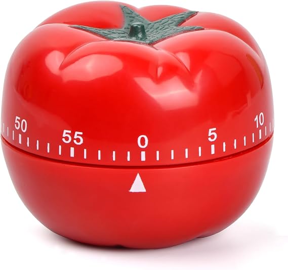 Mechanical Kitchen Timer Tomato Timer Kitchen Timer 60 Minute Timing for Learning Gaming Cooking Digital Timer for Kitchen Cooking Baking
