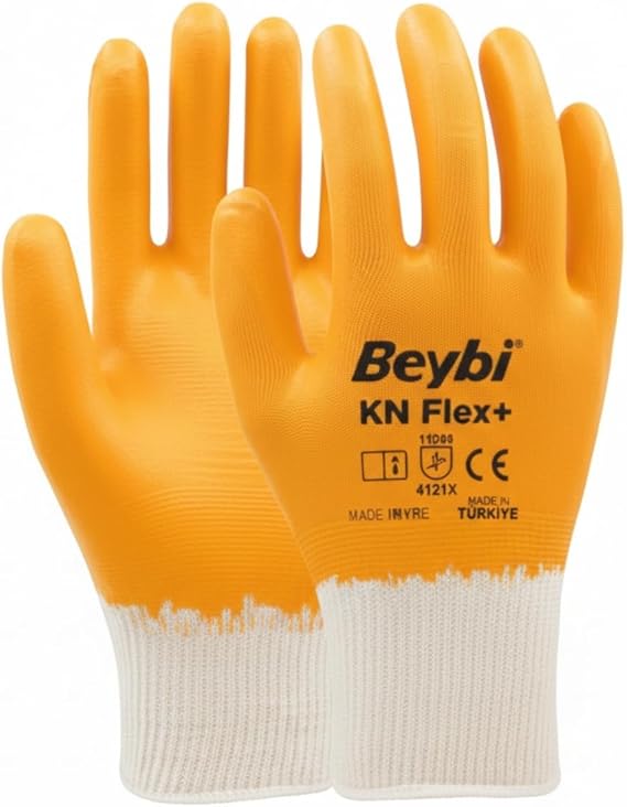 Nitril Eldiven İki Çift | Pudrasız Endüstriyel Tip Tek Kullanımlık Eldiven | Lateks İçermez Kimyasal Dayanımlı İş Eldiveni