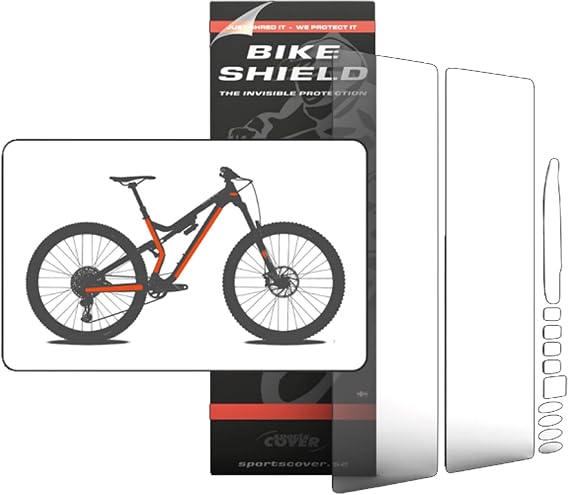 Bikeshield Full Pack Frame Protection - Transparent Matte