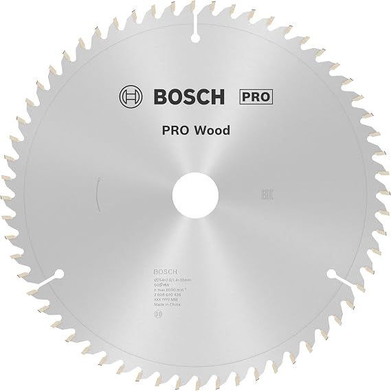 Bosch Professional Accessories Daire Testere Bıçağı, Gri, 254x30x2.0 mm, 60, 1 Adet