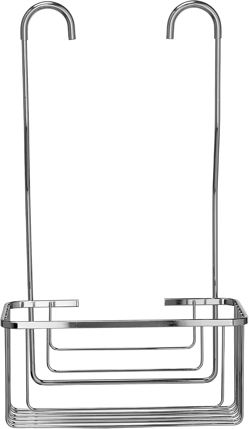 Croydex QM262941 Chrome Shower Mixer Caddy Bathroom Storage Basket, 12.5 x 25 x 44 cm