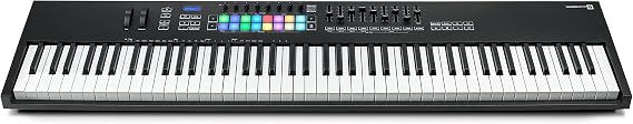 Novation Launchkey 88 [MK3] Premium MIDI Controller Keyboard with 88 Keys for Expressive Music Creation Black