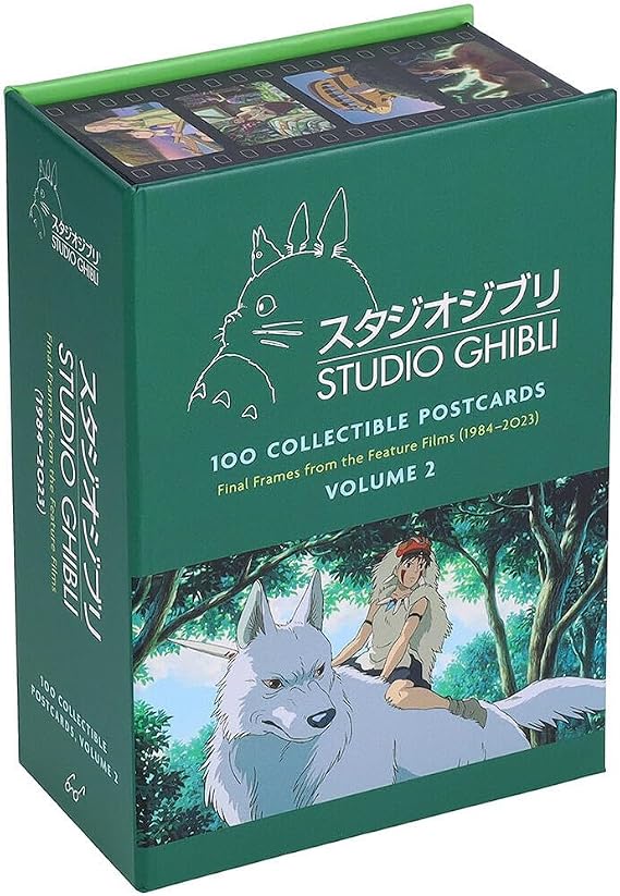 Studio Ghibli®: 100 Collectible Postcards, Volume 2: Final Frames from The Feature Films (1984–2023)