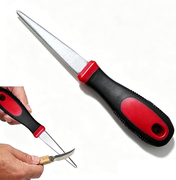 Diamond Sharpening File for Scissors, Knives and Garden Tools, Sharpener for Garden Tool Sharpener,Blade,Scissor,Secateurs,Tool etc.(400 Mesh)