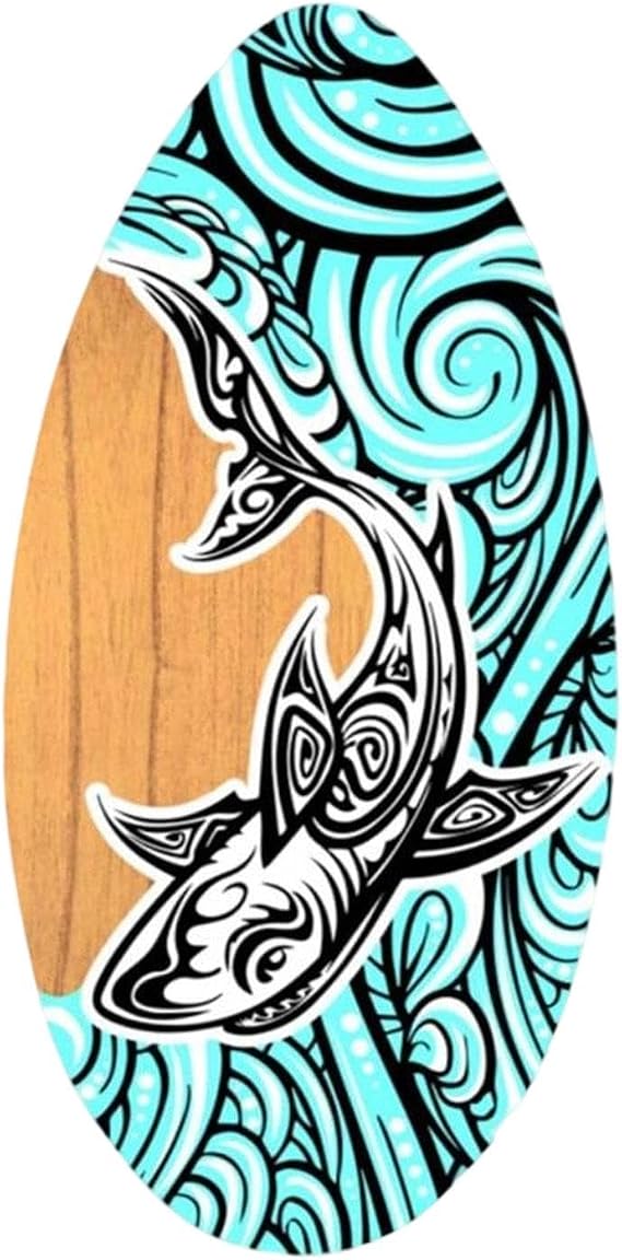 Skimboard Skimboarding Wooden Skim Board for Boys Girls Kids Men