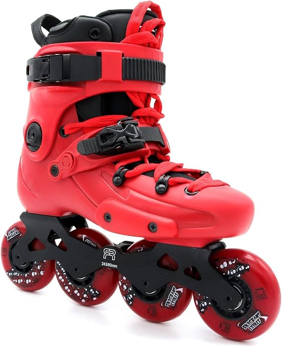FR Skates FR1 RED 80 2019 Inline Skates for Freeride, Slalom, City Skating. Popular French Brand