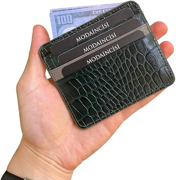 Modica® Ariza - Hakiki Deri İnce Kartlık