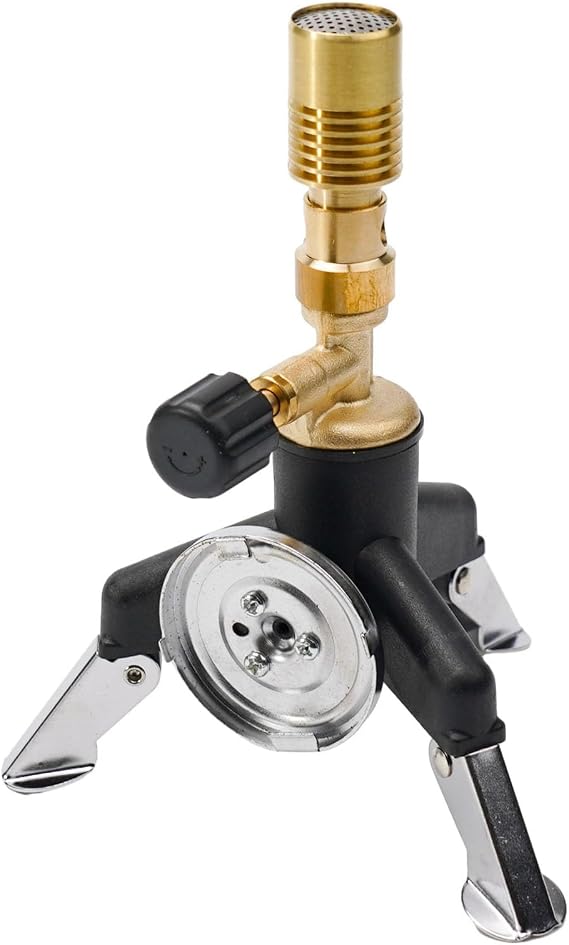 Zilimontt Reliable Portable Laboratory Torch: Bunsen Burner for Light and Heat Source