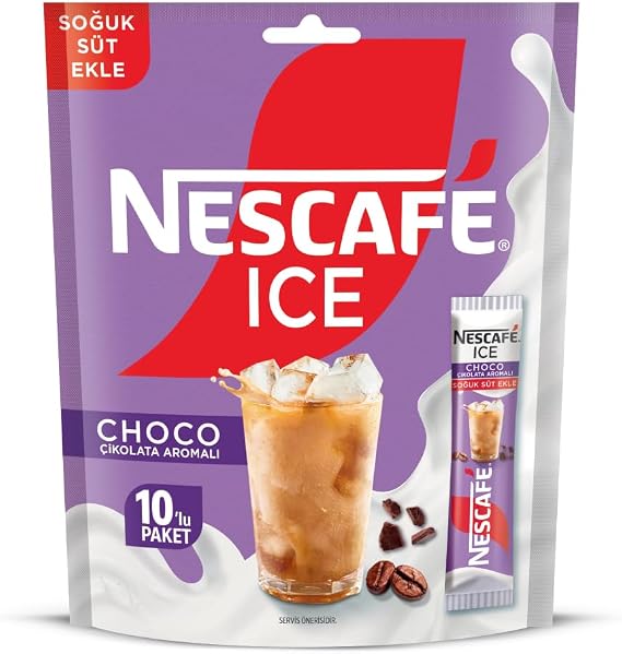 NESCAFÉ Milky Ice Choco Çikolata Aromalı 10'lu Paket (10x10.6 G)