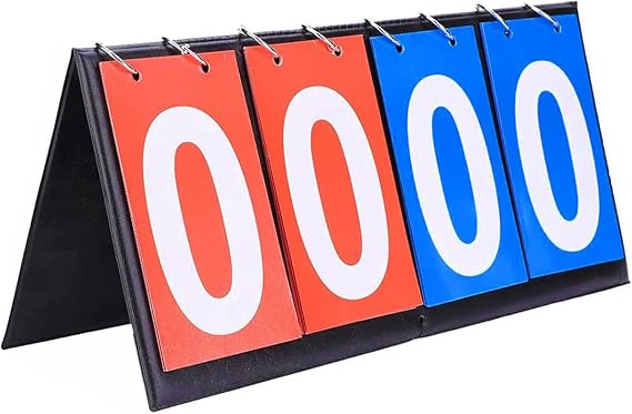 4 Digit Flip Scoreboard Pool Scoreboards Flipper Numbers Scoring Board