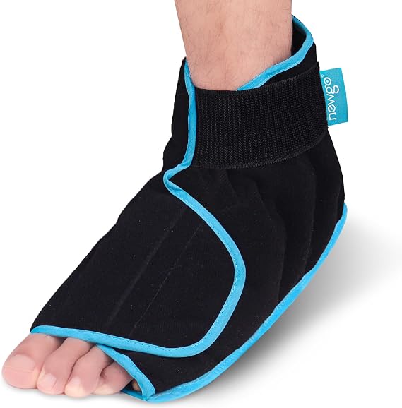 NEWGO Foot Ice Pack Wrap, Full Coverage Ankle Ice Pack Wrap for Injuries
