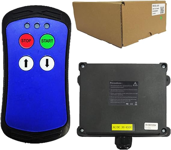 A200 Wireless Crane Remote Control Truck Tail Lift Electric Chain Hoist 2 Button12v Transmitter and Receiver